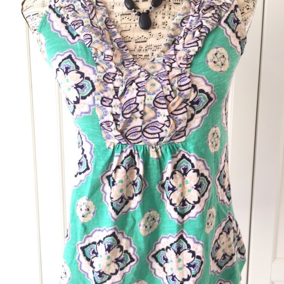 Anthropologie Akemi + Kin Hauraki Green Tank Top - Picture 4 of 8